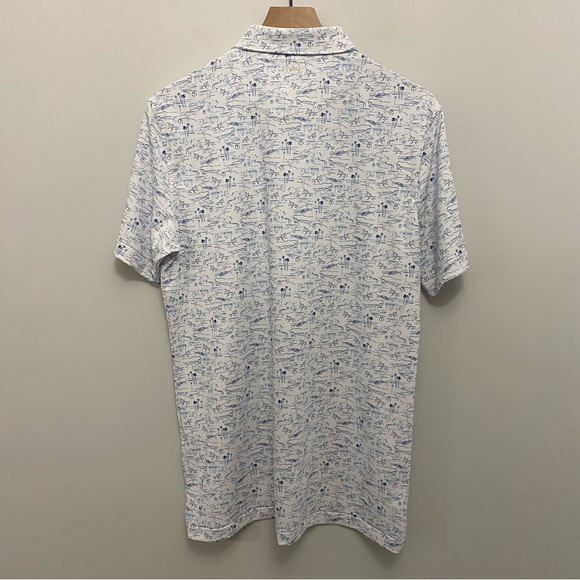 Peter Millar Crown Crafted Mens Medium LACC 123rd US Open Pacific Coast AOP New - Picture 15 of 15